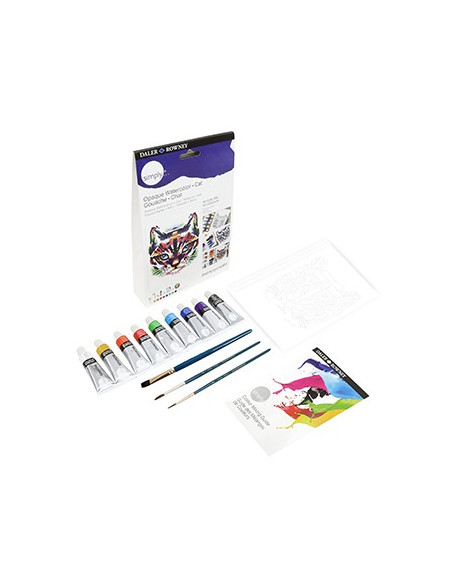 Conjunto Simply Activity Set Gouache Gato