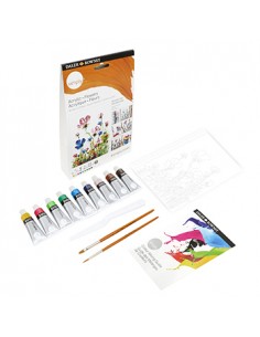 Conjunto Simply Activity Set Acrílico Flores