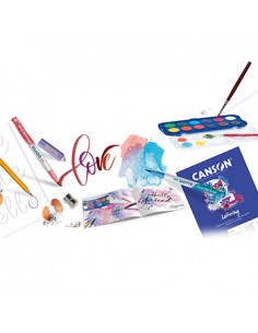 Conjunto Giotto Art Lab Fancy Lettering 45 Peças