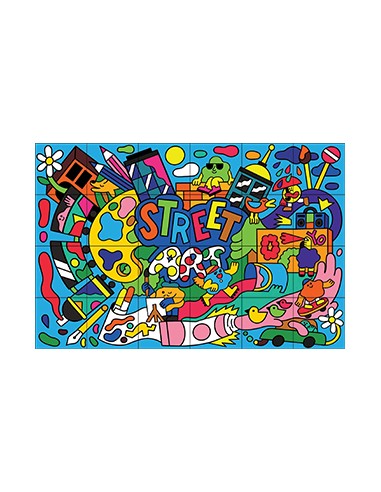 Conjunto Giotto Maxi Art Lab Color e Puzzle 46 Peças