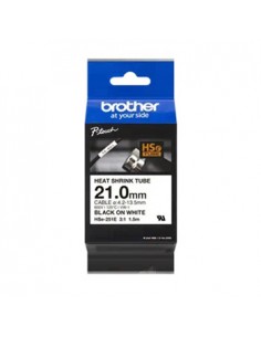 Fita Tubo Termo Retrátil 21mmx1,5m Branco/Preto