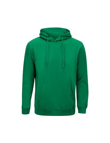 Sweatshirt Algodão 270g Verde Kelly com Capuz Tamanho S