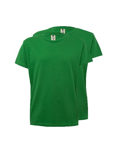 T-Shirt Criança Algodão 155g Verde Kelly Tamanho 3/4 Pack2