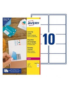 Etiquetas Ocultar 99,1x57mm 25 Folhas 250un