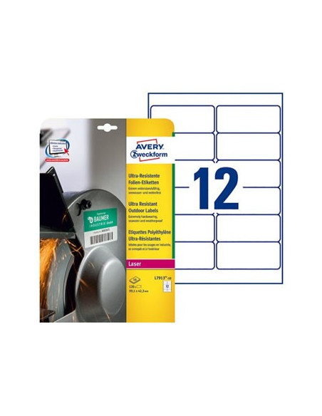 Etiquetas Ultra-Resistentes Polietileno 99,1x42,3mm Avery