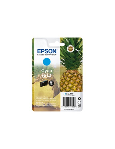 Tinteiro Epson 604 Azul C13T10G24010 2,4ml