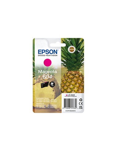 Tinteiro Epson 604 Magenta C13T10G34010 2,4ml