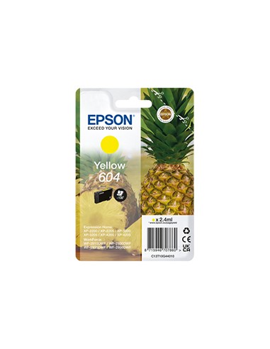 Tinteiro Epson 604 Amarelo C13T10G44010 2,4ml