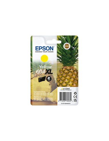 Tinteiro Epson 604XL Amarelo C13T10H44010 4ml