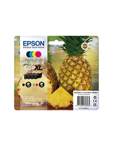 Pack Tinteiros Epson 604XL 4 Cores C13T10H64010