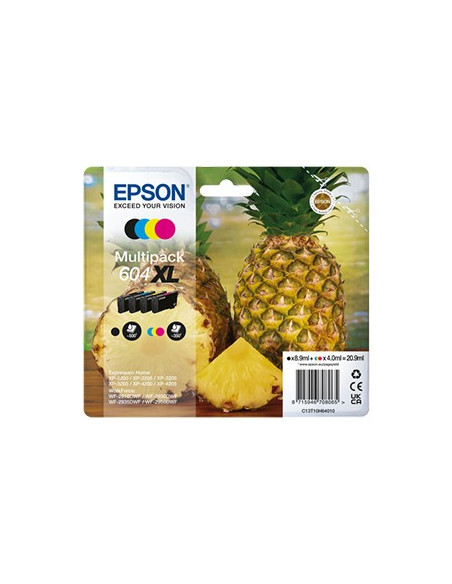 Pack Tinteiros Epson 604XL 4 Cores C13T10H64010