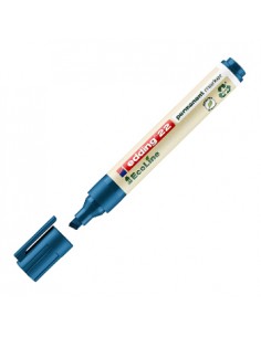 Marcador Permanente Grosso Edding e-22 Ecoline Azul 1un