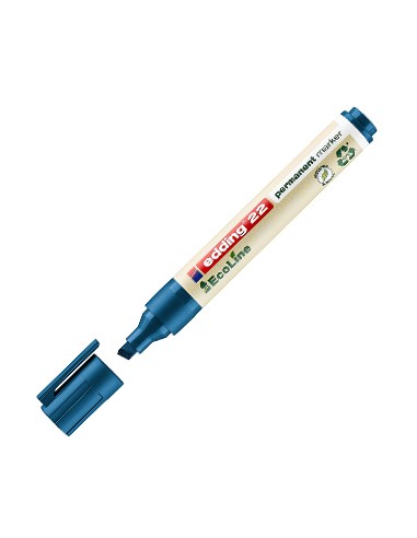 Marcador Permanente Grosso Edding e-22 Ecoline Azul 1un