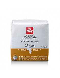 Café Cápsulas ILLY IPERESPRESSO Etiópia Pack 18un