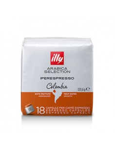 Café Cápsulas ILLY IPERESPRESSO Colômbia Pack 18un