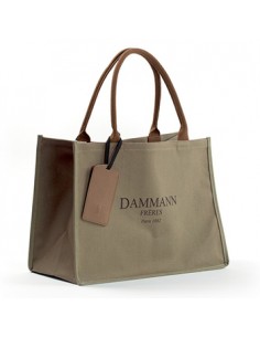 Saco de Compras Dammann Frères Kaki Brun