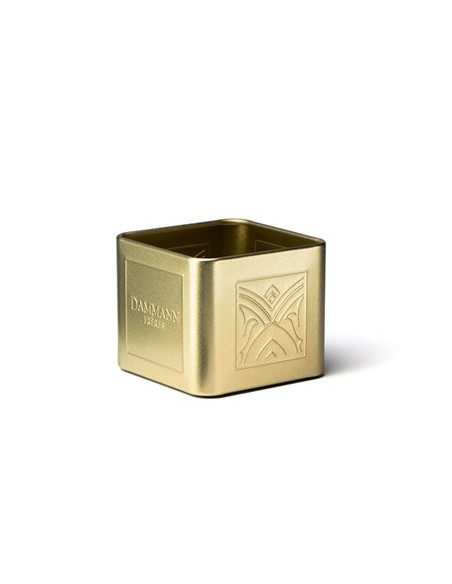 Mini Lata Vazia para 6/8 Saquetas de Chá em Metal Dourado