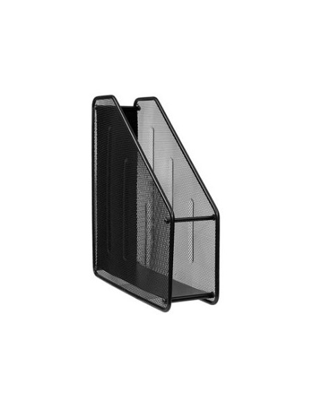 Porta Revistas em rede metalica Preto