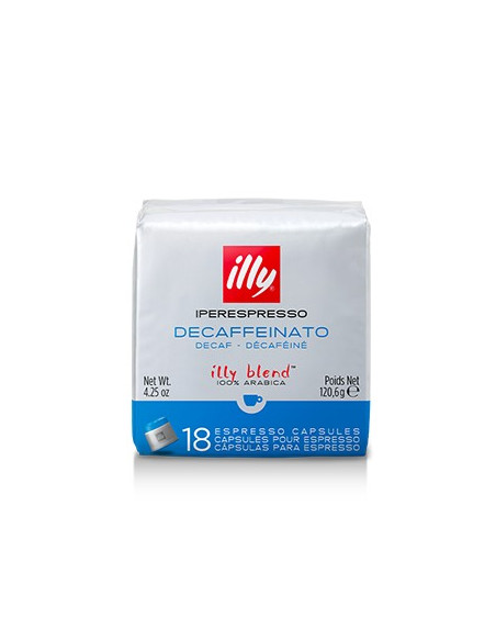 Café Cápsulas ILLY IperEspresso Descafeinado Pack 18un