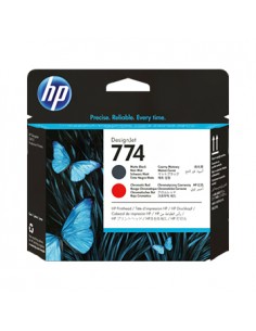 Cabeça Impressão HP 774 Preto Matte/Vermelho P2V97A