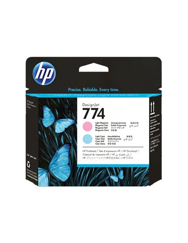 Cabeça Impressão HP 774 Magenta Claro/Azul P2V98A