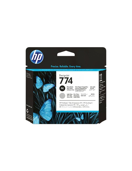 Cabeça Impressão HP 774 Preto Foto/Cinza Claro P2W00A