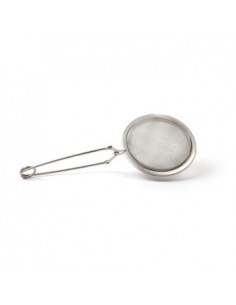 Infusor de Chá Bola Perfurada Fina com Pinça Aço Inoxidável