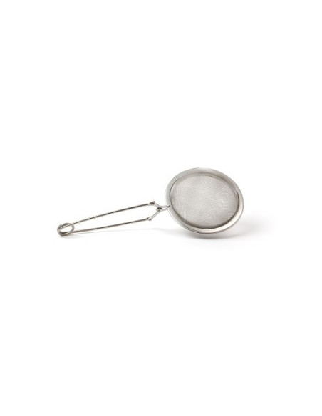 Infusor de Chá Bola Perfurada Fina com Pinça Aço Inoxidável