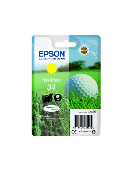 Tinteiro WorkForce Pro WF3700/3720DW Nº34 Amarelo
