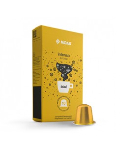 Café Cápsulas MOAK p/Nespresso Intenso Soul 10un