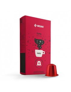 Café Cápsulas MOAK p/Nespresso Forte Rock 10un