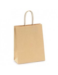 Saco 115g 27x16x31cm Papel Kraft c/Asas 1un