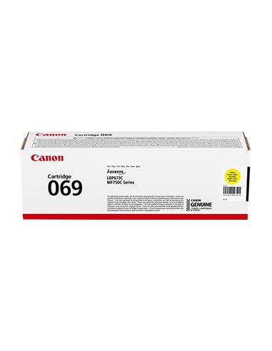 Toner Canon 069 Amarelo 5091C002 1900 Pág.