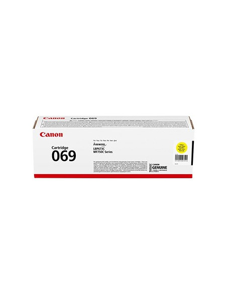 Toner Canon 069 Amarelo 5091C002 1900 Pág.