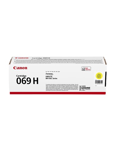 Toner Canon 069H Amarelo 5095C002 5500 Pág.