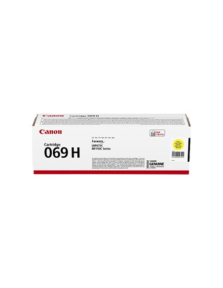 Toner Canon 069H Amarelo 5095C002 5500 Pág.