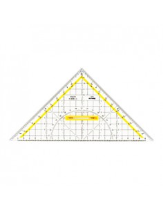 Esquadro Desenho HYP25cm Aristo AR16504 c/Pegas Removivel