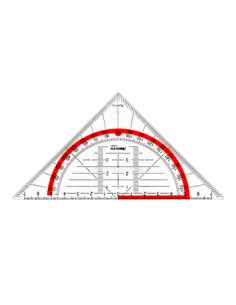 Esquadro Geometrico 16cm Aristo Geocollege AR23003 c/Pega