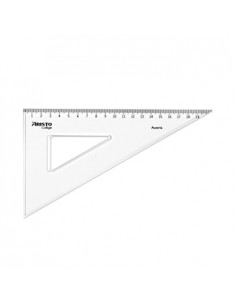 Esquadro Plastico Cristal 60G-20cm Aristo Geocollege AR23620