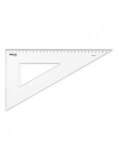 Esquadro Plastico Cristal 60G-30cm Aristo Geocollege AR23630