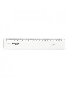 Régua Plástico Cristal 20cm Aristo Geocollege AR23022