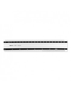 Régua Alumínio 20cm Aristo AR15021 c/Base Borracha