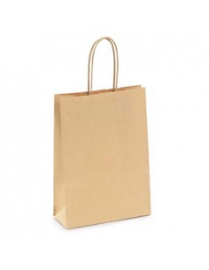 Saco 115g 24x09x31cm Papel Kraft c/Asas 1un