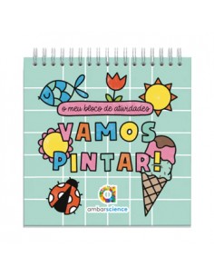 O Meu Bloco de Atividades Ambarscience Vamos Pintar