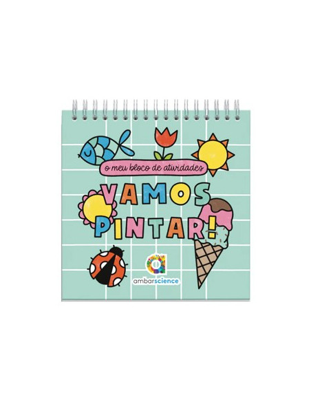O Meu Bloco de Atividades Ambarscience Vamos Pintar