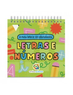 O Meu Bloco de Atividades Ambarscience Letras e Números