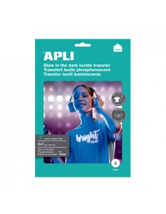 Papel Transfer T-Shirt InkJet A4 Apli Tec Escuros Brilho 10F
