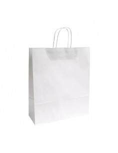 Saco 100g 32x11x39cm Papel Branco c/Asas 1un