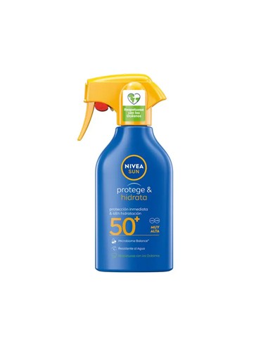 Protetor Solar SPF50+ Nivea Sun Protege&Hidrata Spray 270ml