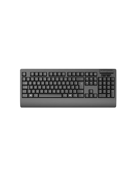 Teclado com Smart Card Reader Cartão Cidadão Preto